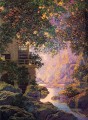 yxf0233h empâtement peintures épaisses impressionnisme rivière